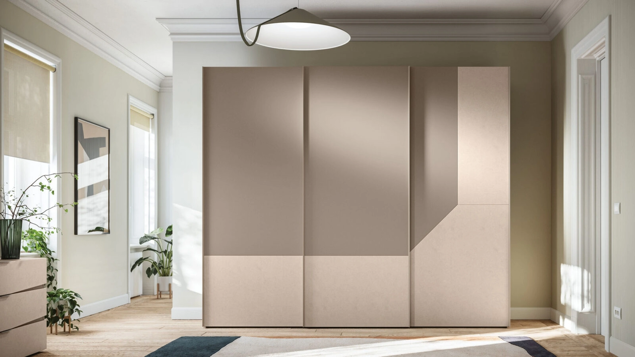 Armadio con anta scorrevole Level DN + Climb DN 44 di Orme