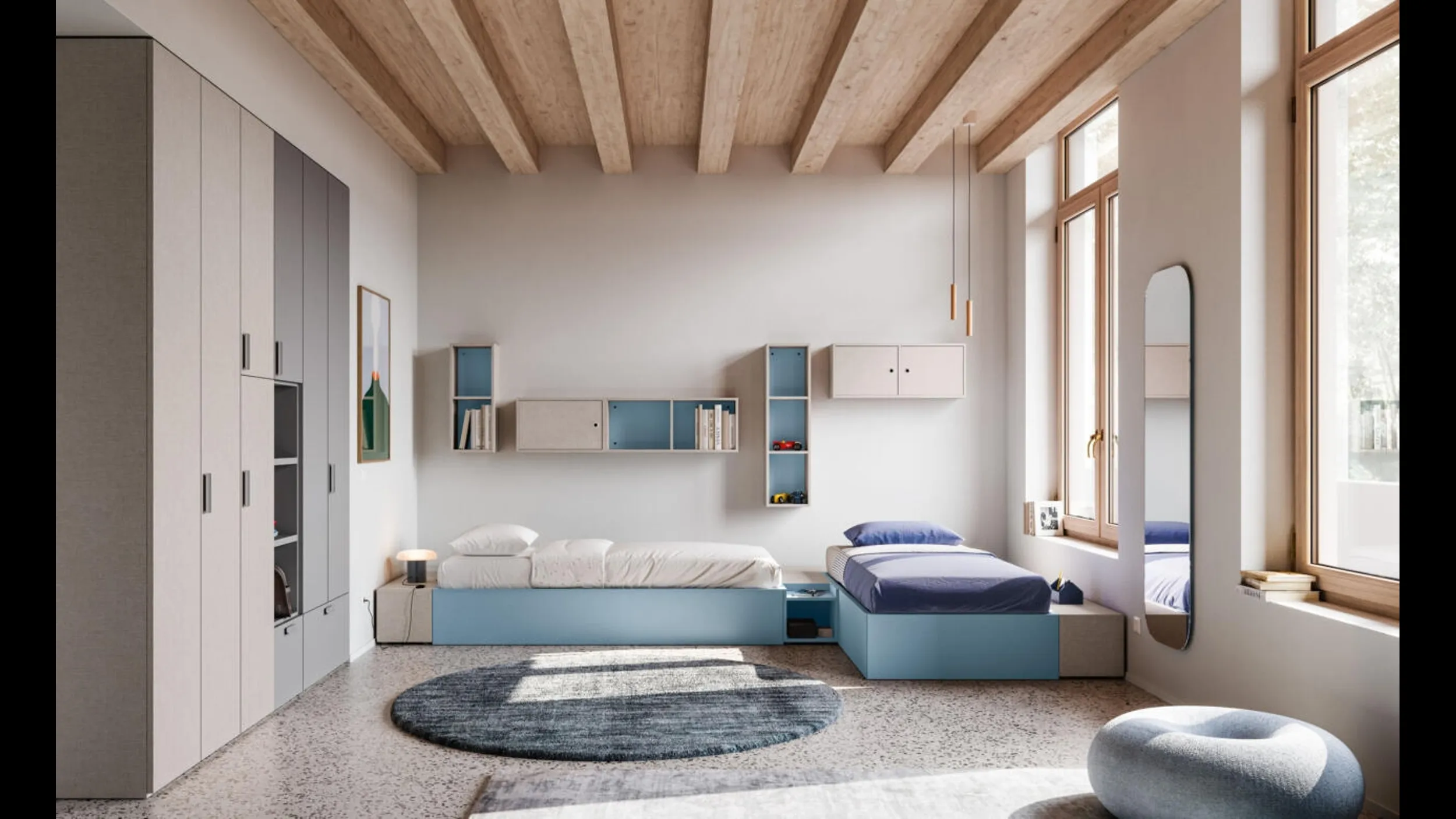 Cameretta Letto a Terra 15 di Mistral