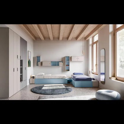 Cameretta Letto a Terra 15 di Mistral