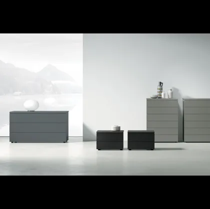 Gruppo Notte Cooper in laccato o materico di Tomasella