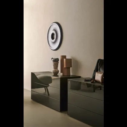 Comò Norma laccato lucido di Pianca