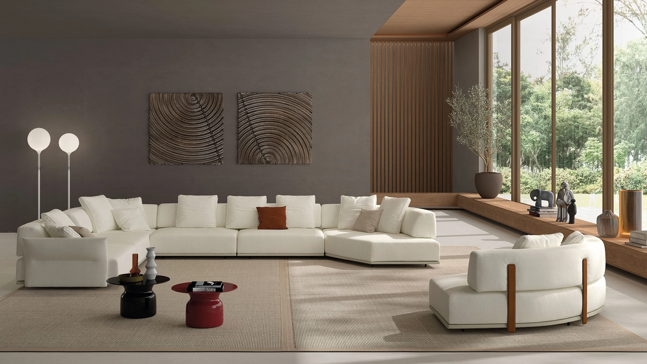 Divano angolae Aliant di Biba Salotti