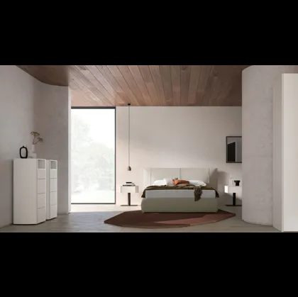Letto Lavinia Night 03 in tecnopelle di Orme
