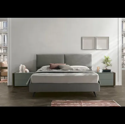 Letto in tessuto imbottito Set di Tomasella