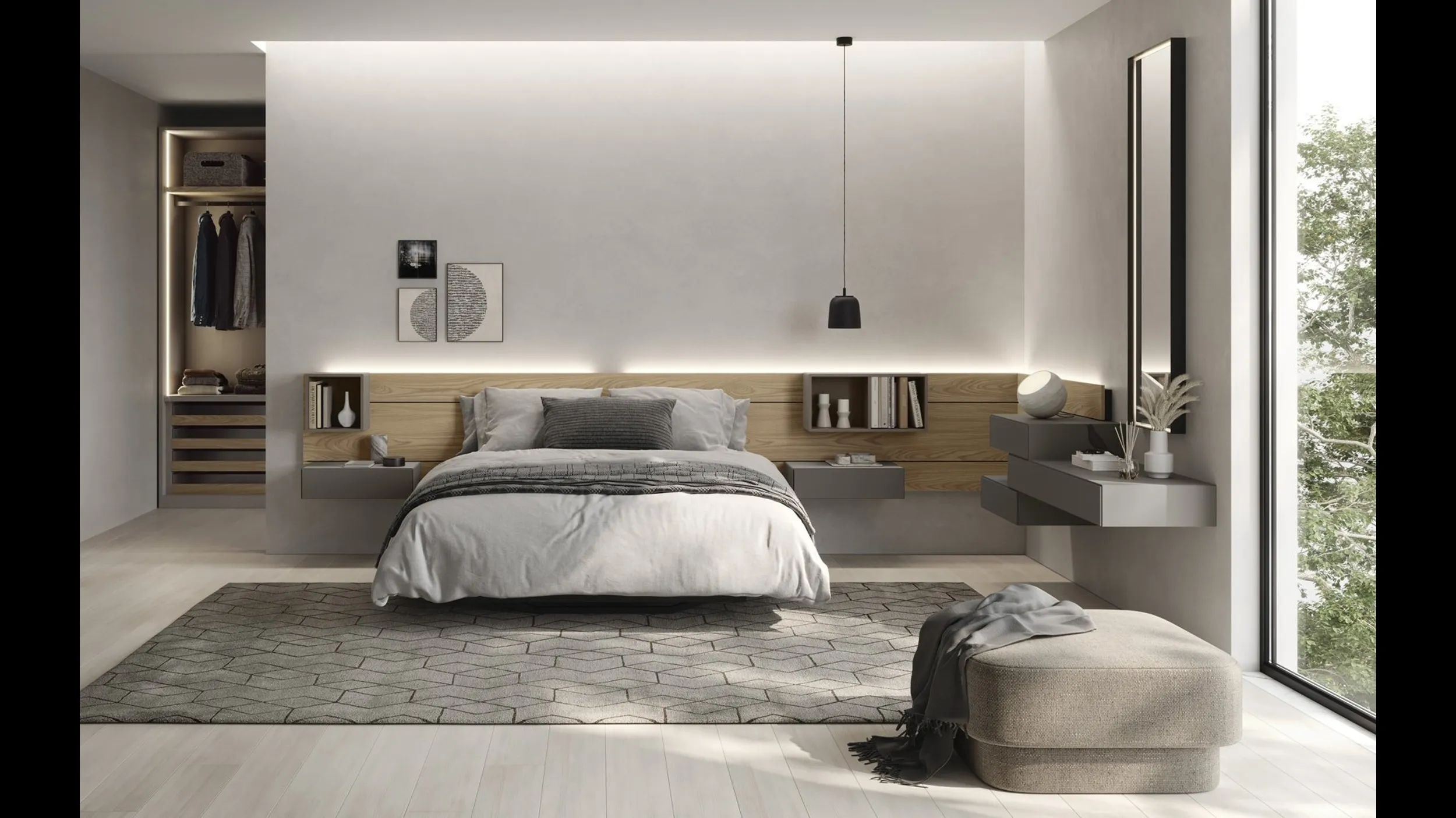 Letto sospeso con contenitore Sorvolo di Fimar
