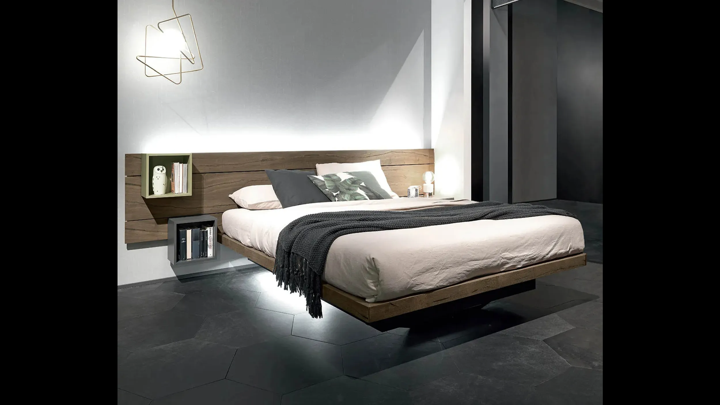 Letto sospeso con contenitore Sorvolo di Fimar