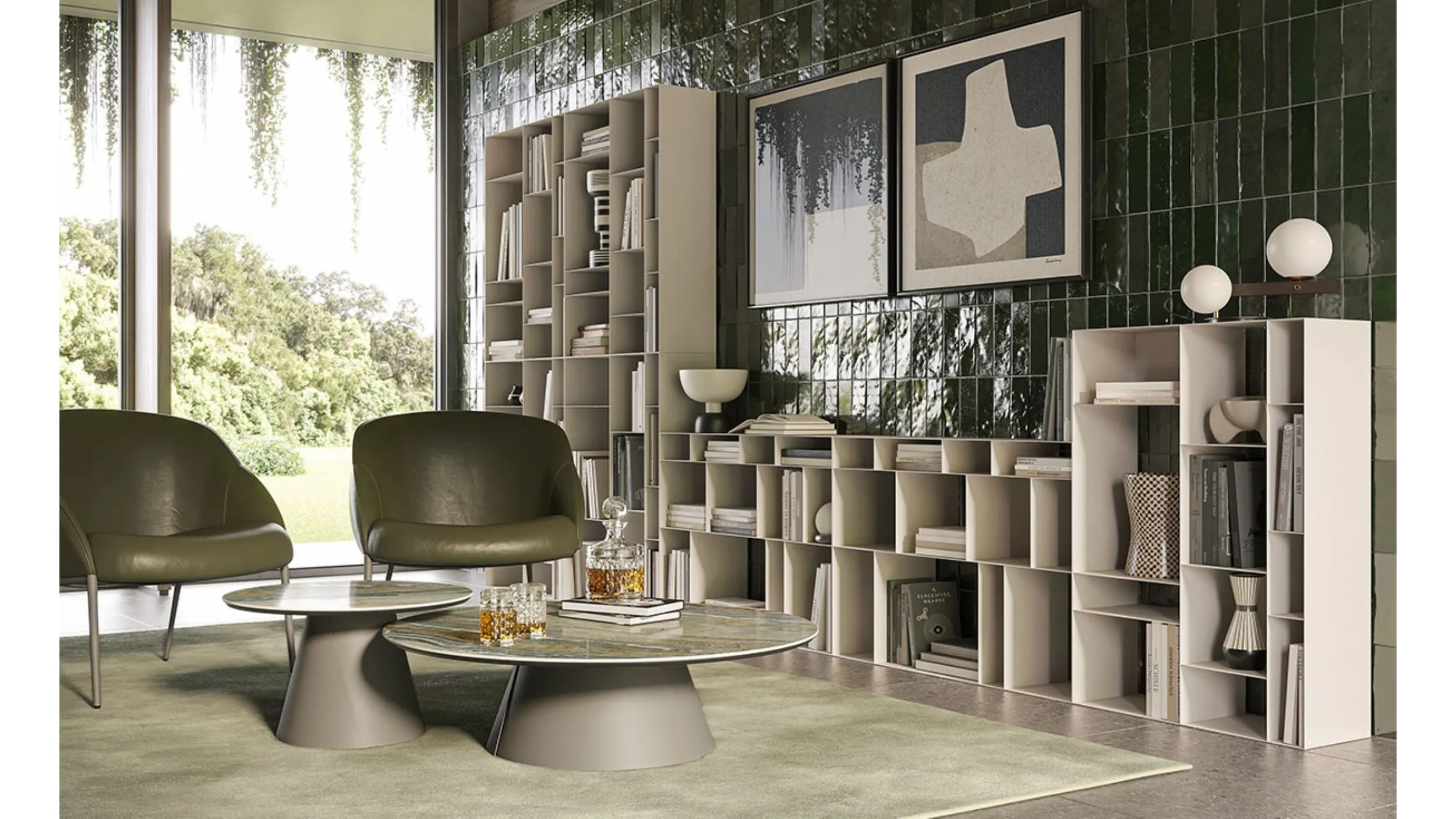 Libreria componibile Latitude di Cattelan Italia