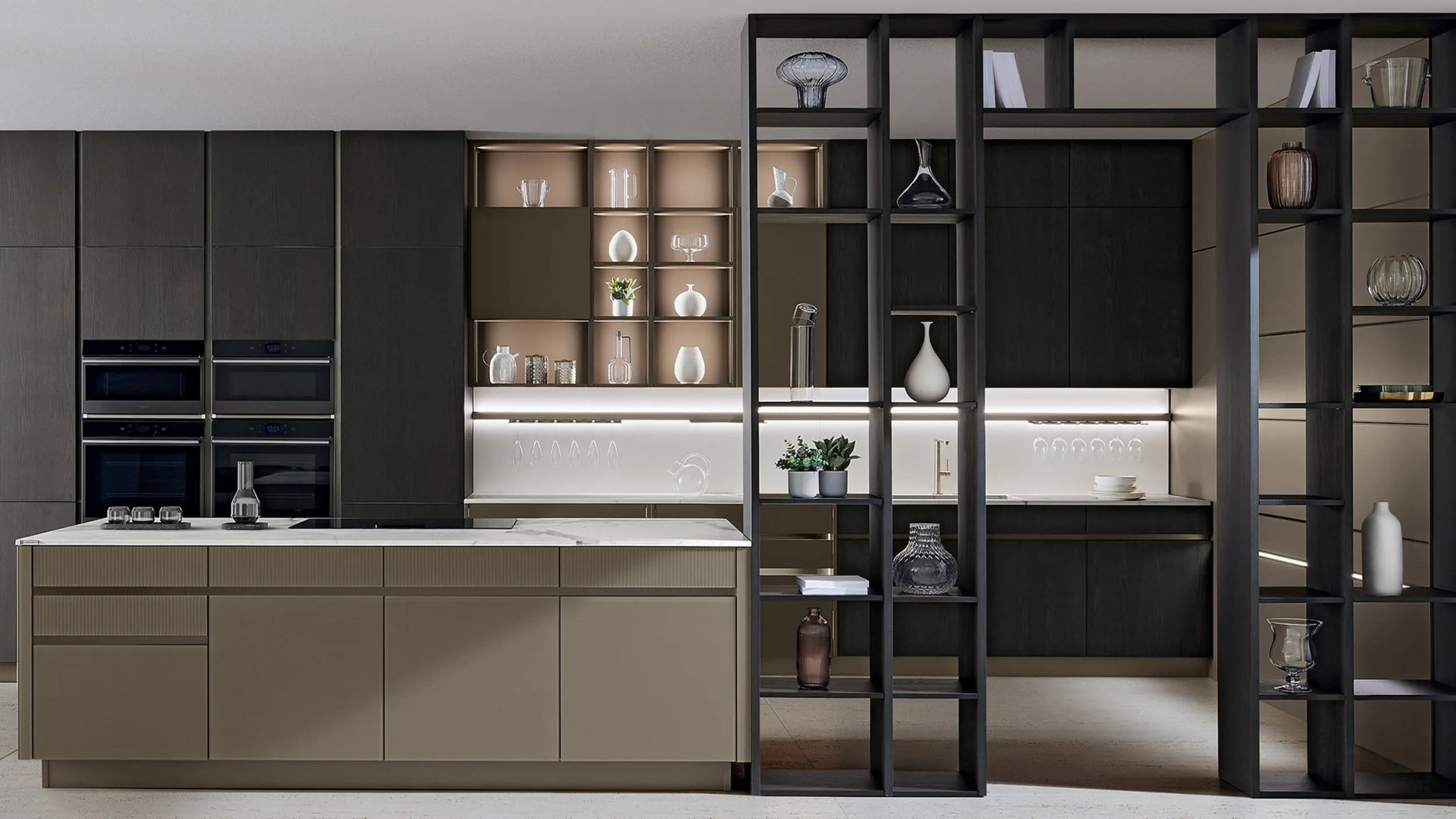 Libreria divisoria Living 03 di Veneta Cucine