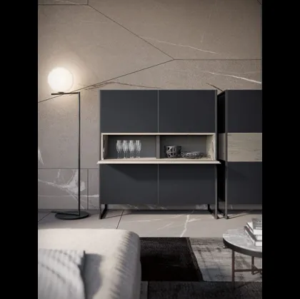 Madia Alta Rebel RS 01 in laccato opaco di Fimar