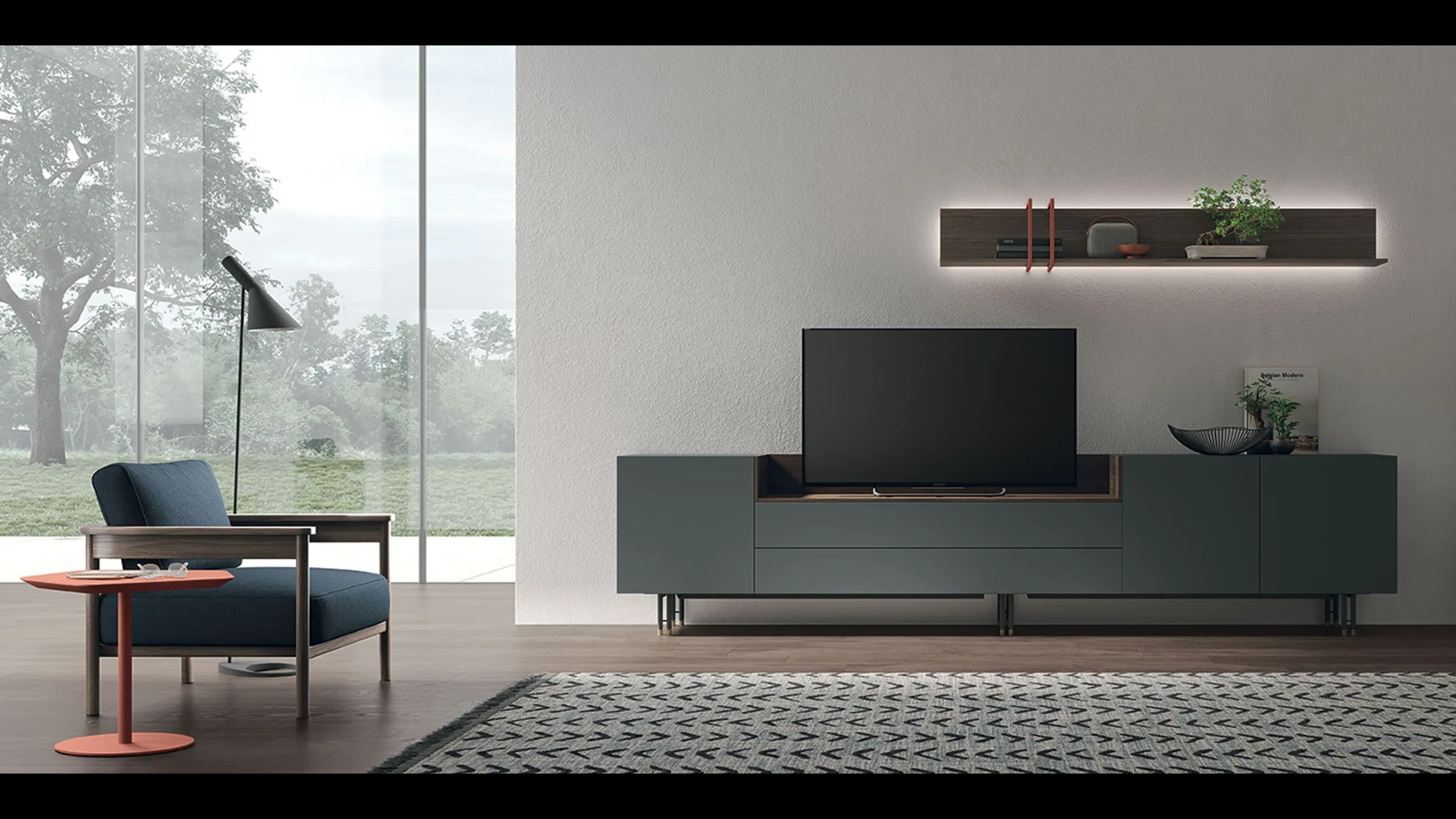 Mobile Porta Tv Atlante Unit AT 140 di Tomasella