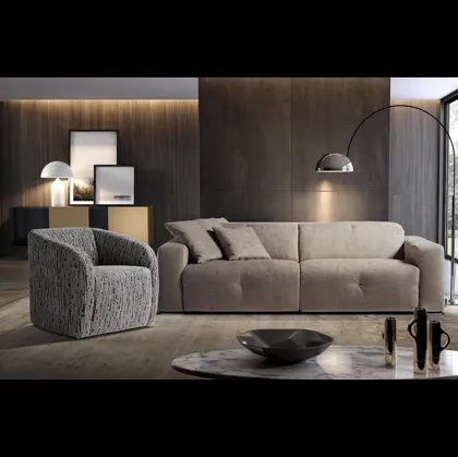 Poltroncina in tessuto Carlotta di Egoitaliano