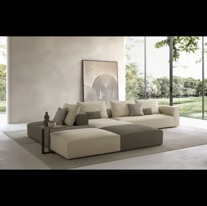 Divano con penisola Chat di Biba Salotti