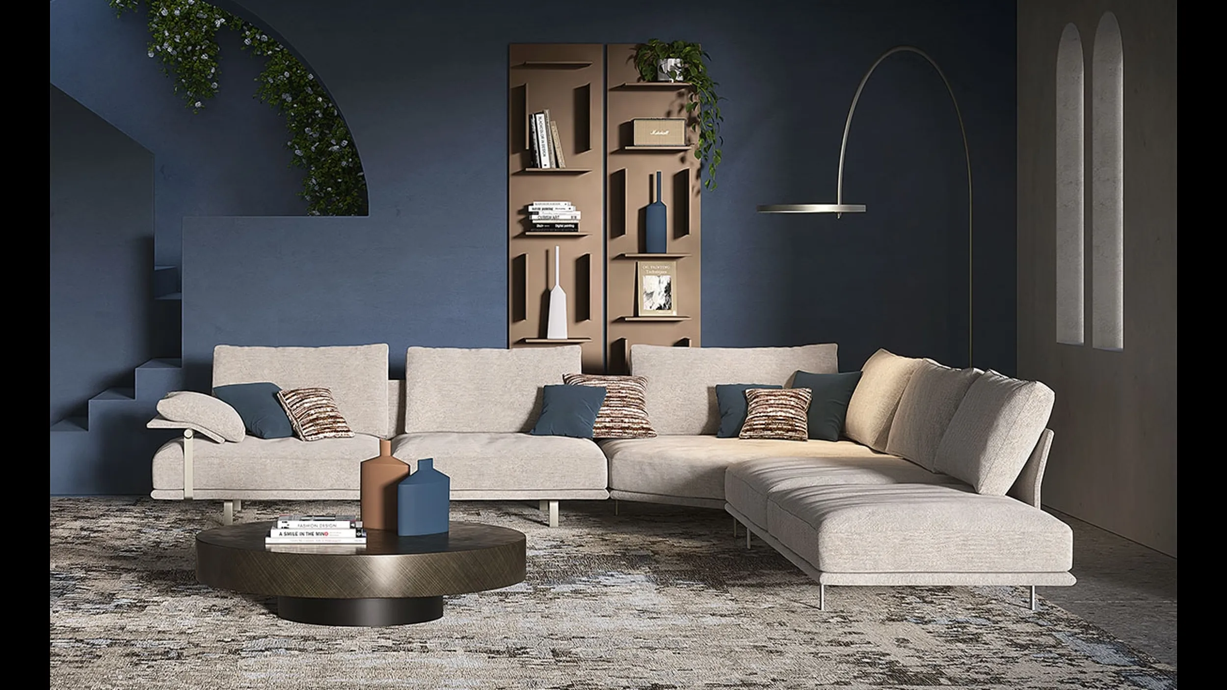 Divano angolare Heston di Cattelan Italia