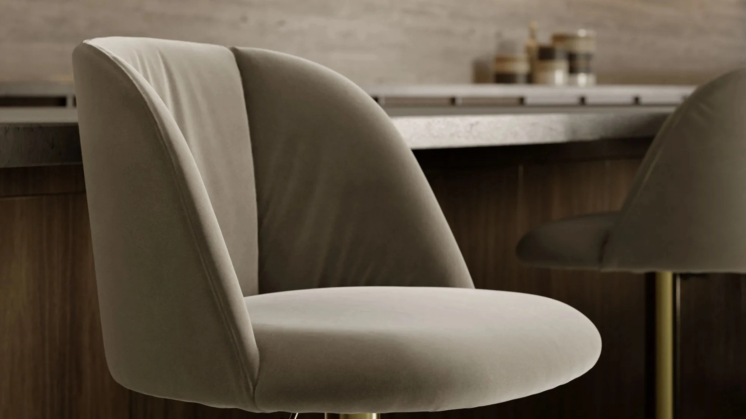 Sgabello Agatha di Bontempi