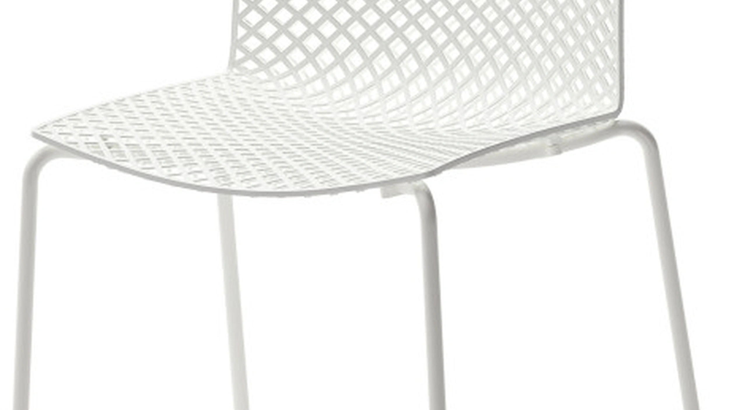 Sedia impilabile City in tecnopolimero con struttura in metallo di Veneta Cucine