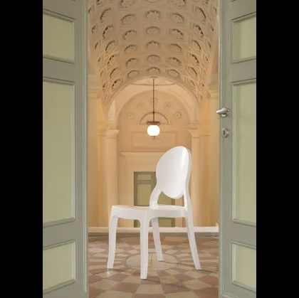 Sedia impilabile Musa S390 in policarbonato di Friulsedie