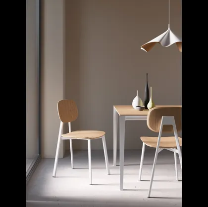 Sedia Tata1 Impiallacciata di Pointhouse