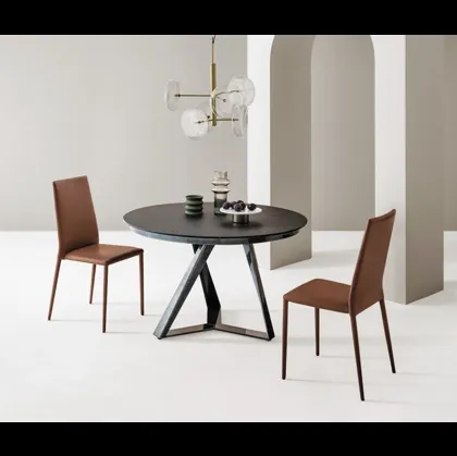 Tavolo allungabile Millennium Rotondo di Bontempi