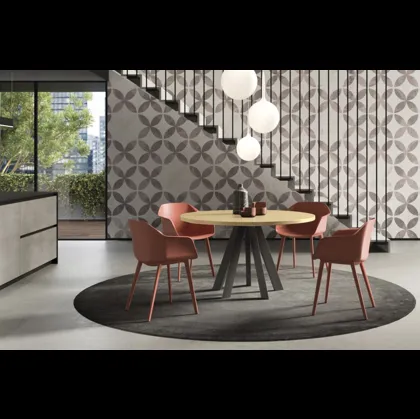 Tavolo rotondo Penta di FGF Mobili