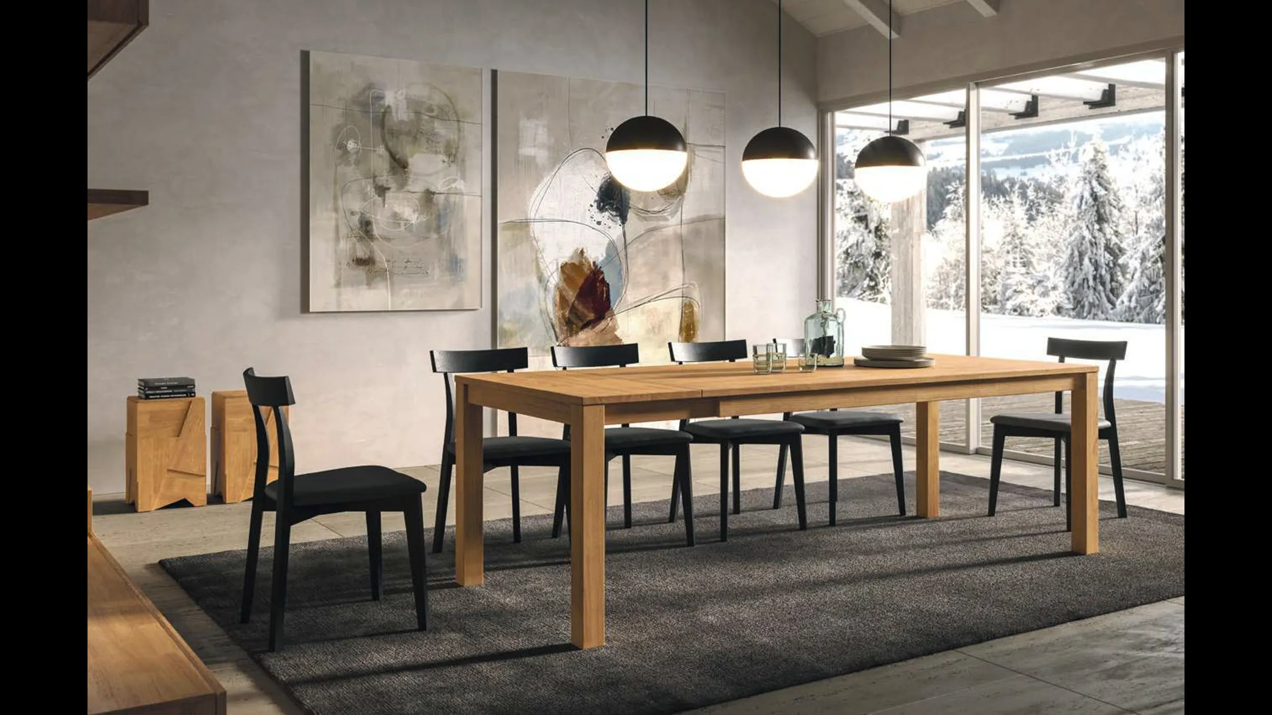 Tavolo estensibile Seven di FGF Mobili