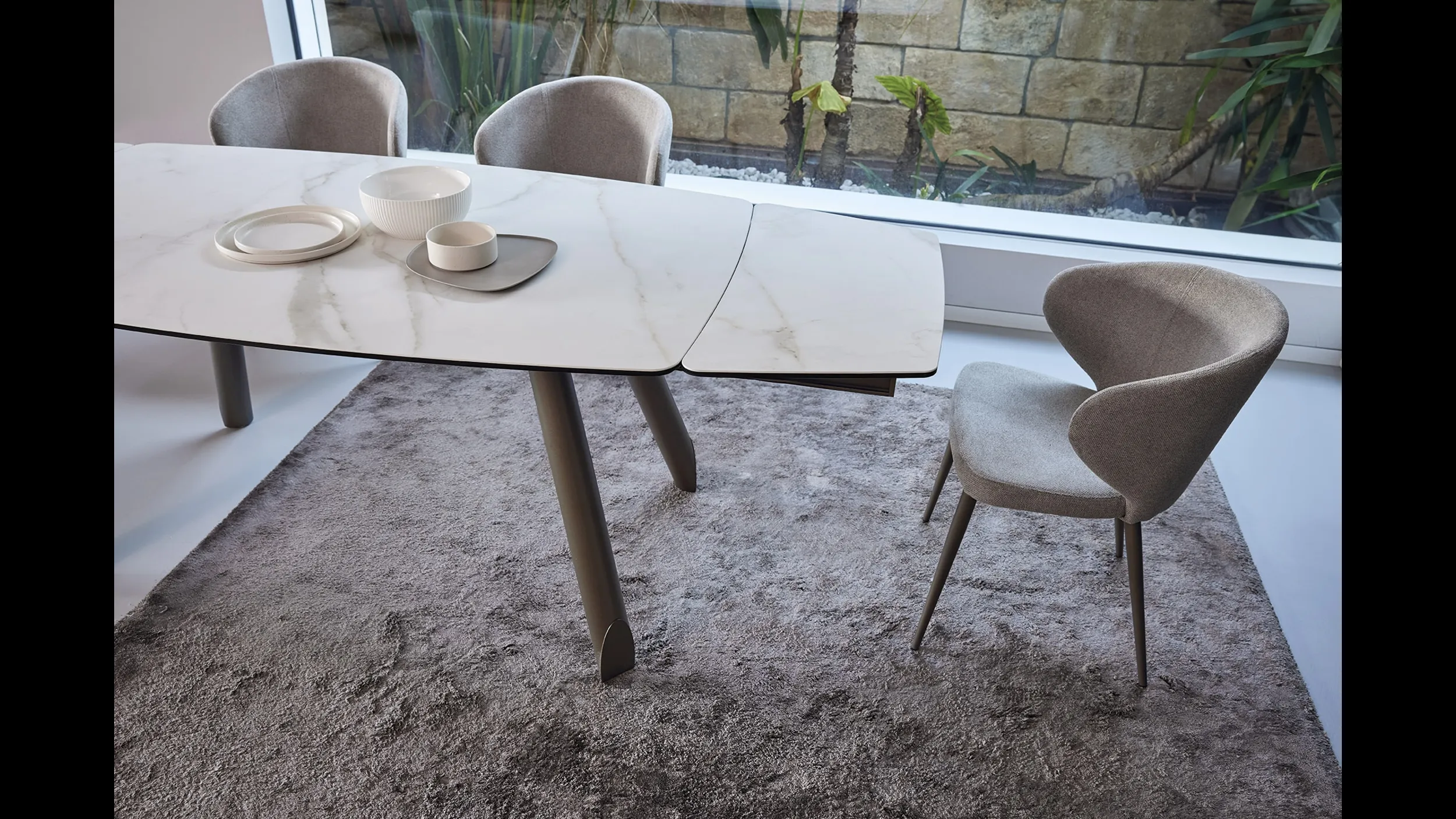 Tavolo Teseo T49 allungabile di Friulsedie