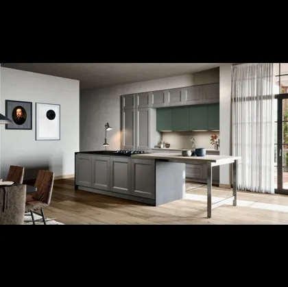 Cucina Classica con isola Asia 04 di Forma Cucine