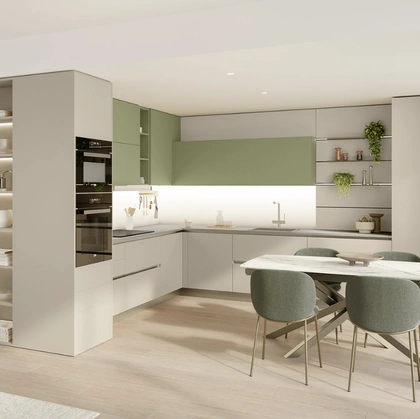 Cucina Moderna angolare Start-Time 10 di Veneta Cucine