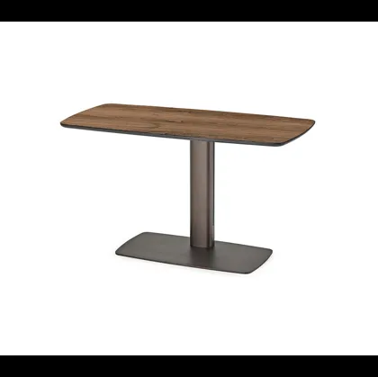 Scrivania Operativa in legno e metallo Run Wood di Cattelan Italia